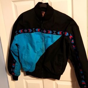 Vintage David James Southwestern Lined Jacket medium
